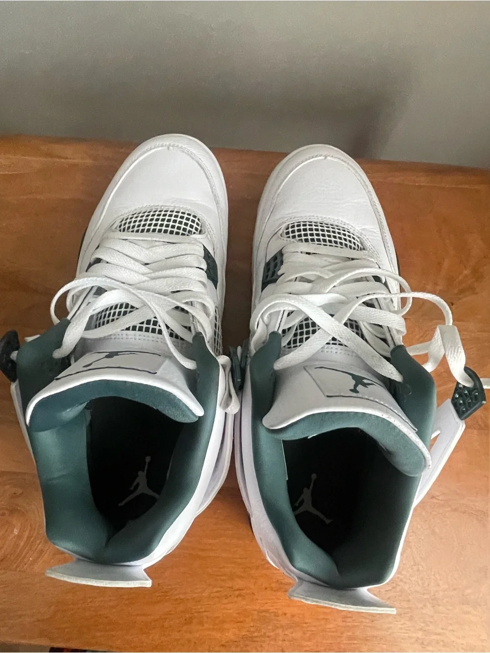 Air Jordan 4 Retro Oxidized Green White Men’s Size 12 FQ8138-103